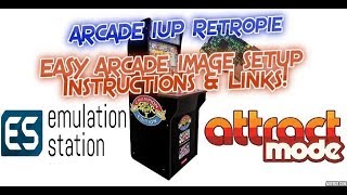 Arcade 1UP Retropie Easy Setup Arcade Image Instructions & Links Arcade 1up Mod