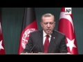 Ghani and erdogan comment on afghanistan