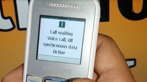 how to activate call waiting in samsung gt e1200y mobile