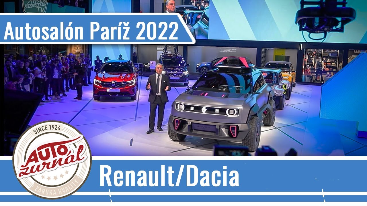 Autosalón Paríž 2022: Novinky Renault a Dacia