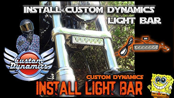 Harley Davidson Light Bar Install - Custom Dynamics Light Bar