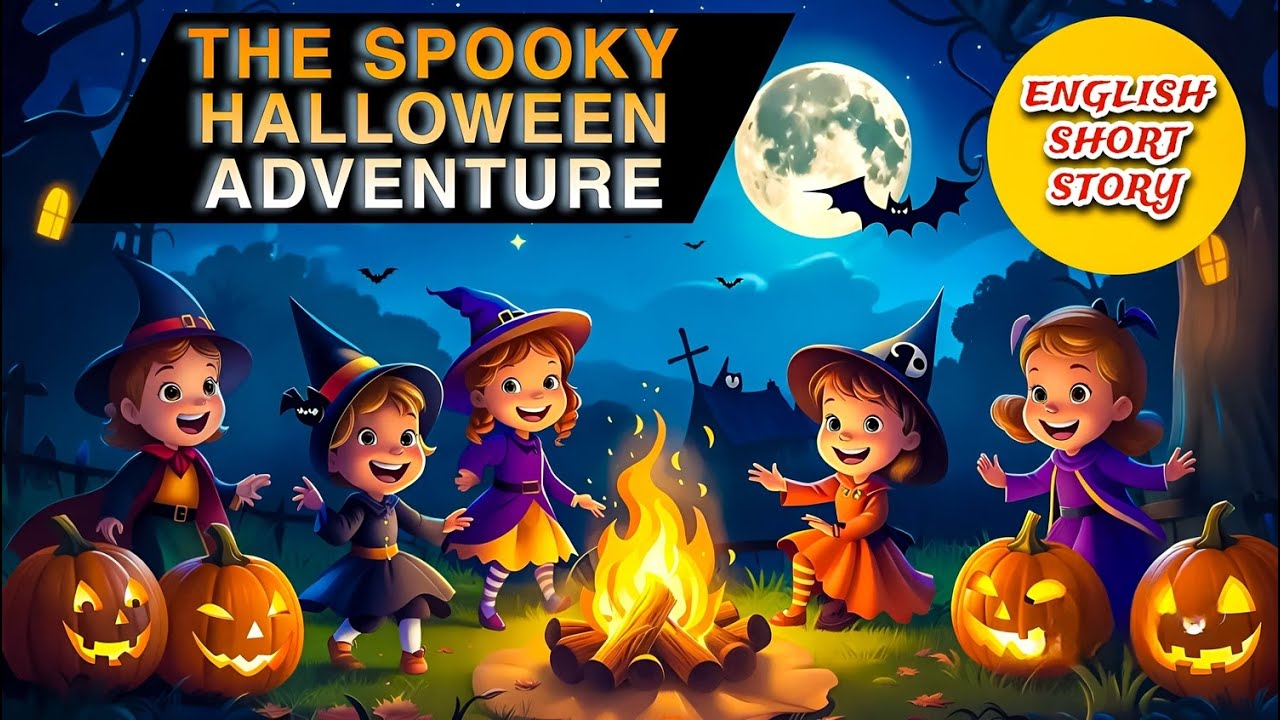 THE SECRET OF THE SPOOKY HOLLOW 🎃(ENGLISH SHORT STORY) 