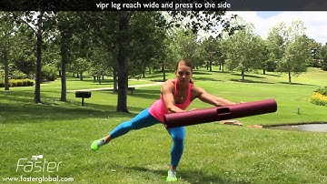 vipr leg reach wide and press to the side