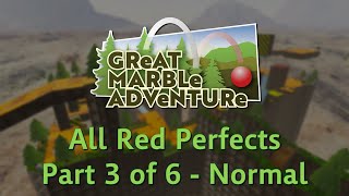 Great Marble Adventure: Full Game All Red Perfects (Part 3 of 6 - Normal) screenshot 3