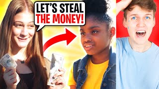 Teens Steal Money From A WALLET, Stranger Teaches Them A LESSON! (YOU WILL CRY!) *LANKYBOX REACTS*