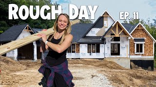 Installing Tongue and Groove (First Time) & Rough Mechanicals | Building A House Ep. 11