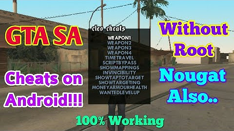 GTA SA Cheats on Android Without Root! (Cleo)| Alpha Technology