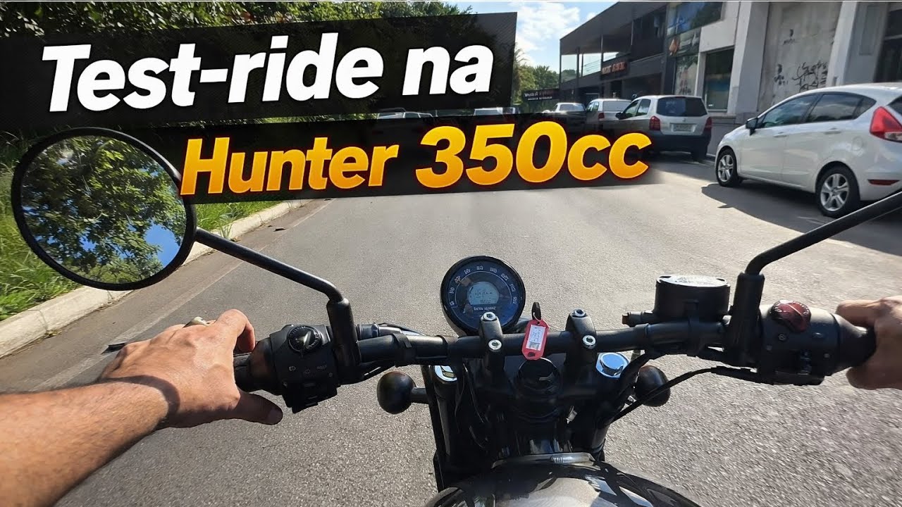 Test-ride na Royal Enfield Hunter 350cc R10 Santana