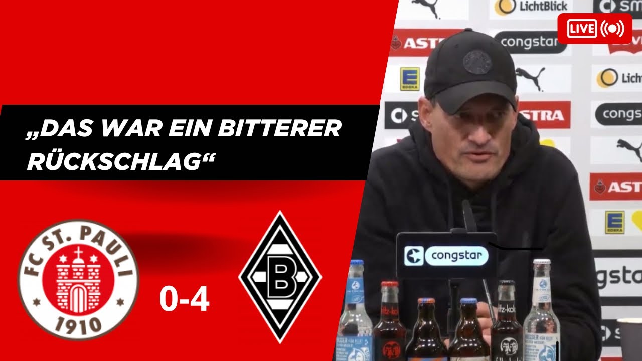 Alexander Blessin nach dem 0:4 gegen Gladbach: „Wir hatten heute keine Antwort“