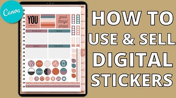 How to USE & SELL Digital Stickers | Digital Stickers for Goodnotes