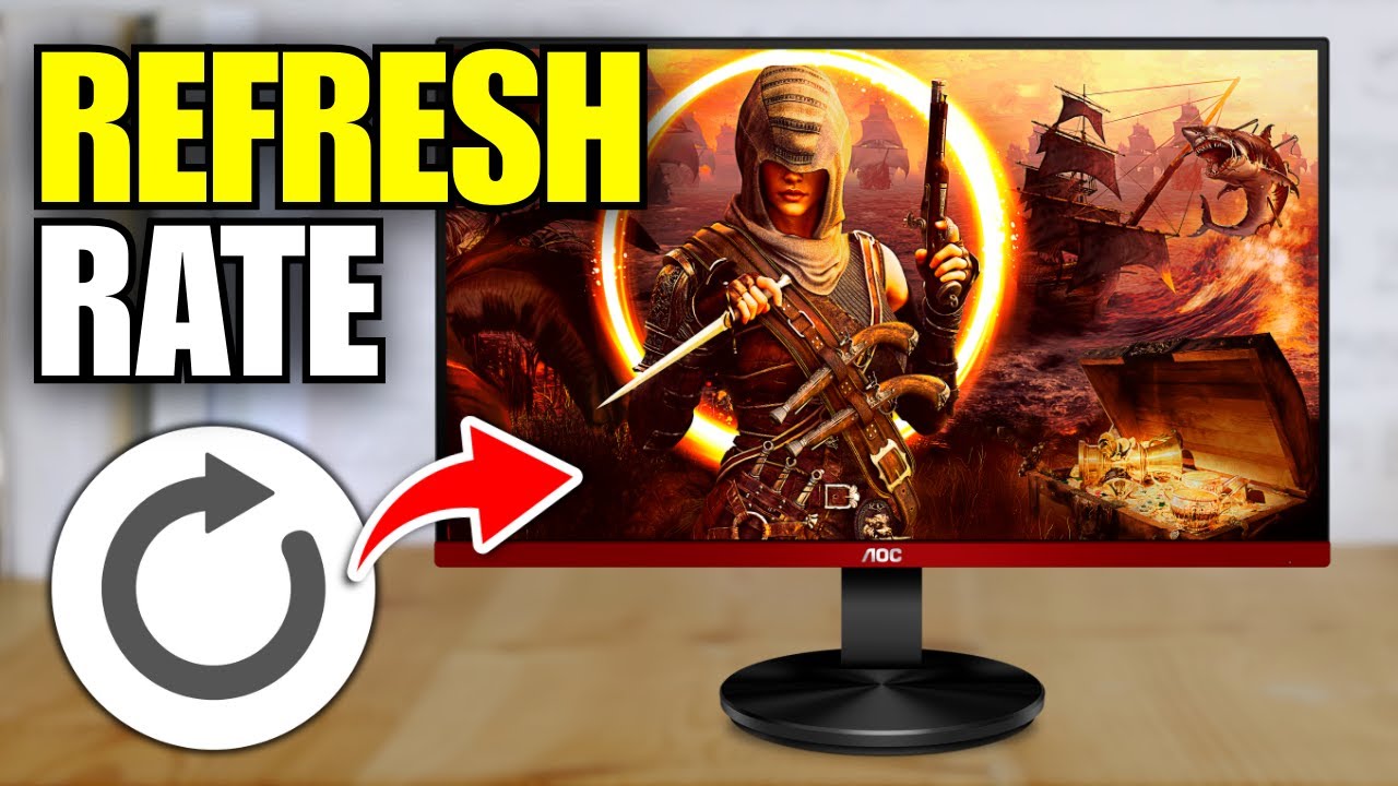 How To Change Refresh Rate on AOC Monitor (Increase HZ)