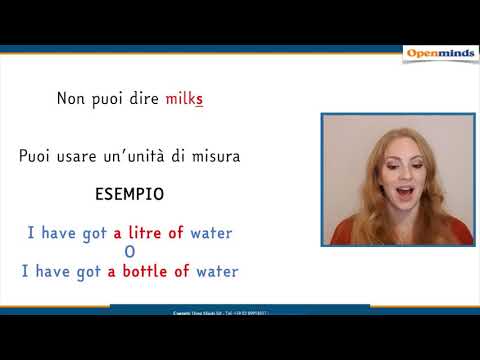 Nomi numerabili e non numerabili in inglese