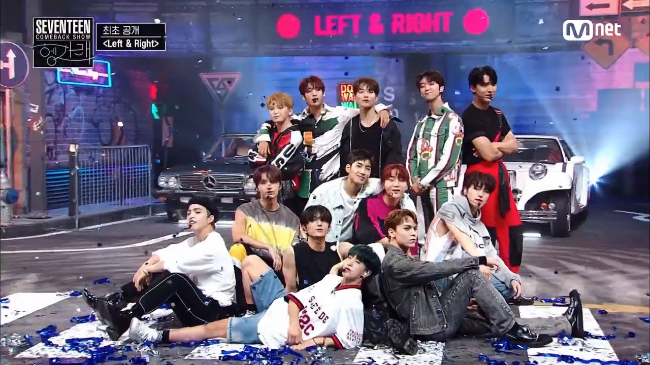 【SVT】SEVENTEEN - Left & Right M Countdown with names 认人版 - YouTube