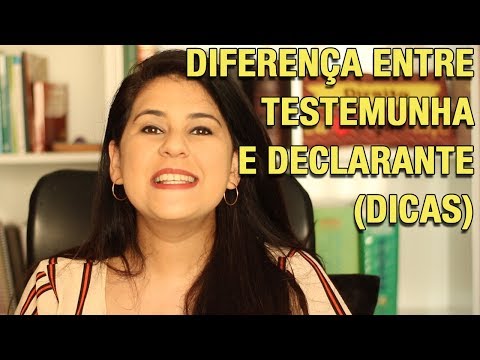 Vídeo: É uma prova de declaração juramentada?