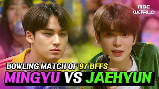 [C.C.] A bowling match between the two 97 best friends MINGYU & JAEHYUN #SEVENTEEN #NCT