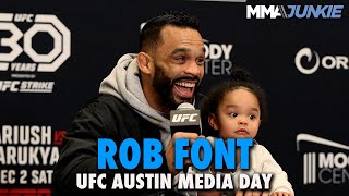 Rob Font Plans to Give Deiveson Figueiredo Rude Welcome to 135, But Won't 'Brawl' | UFC Austin