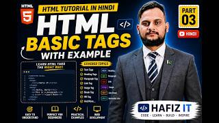 HTML Tags Tutorial for Beginners | Heading, Paragraph, Link & Image Tags