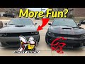 Why the Scatpack is more fun to drive on the street than the hellcat!