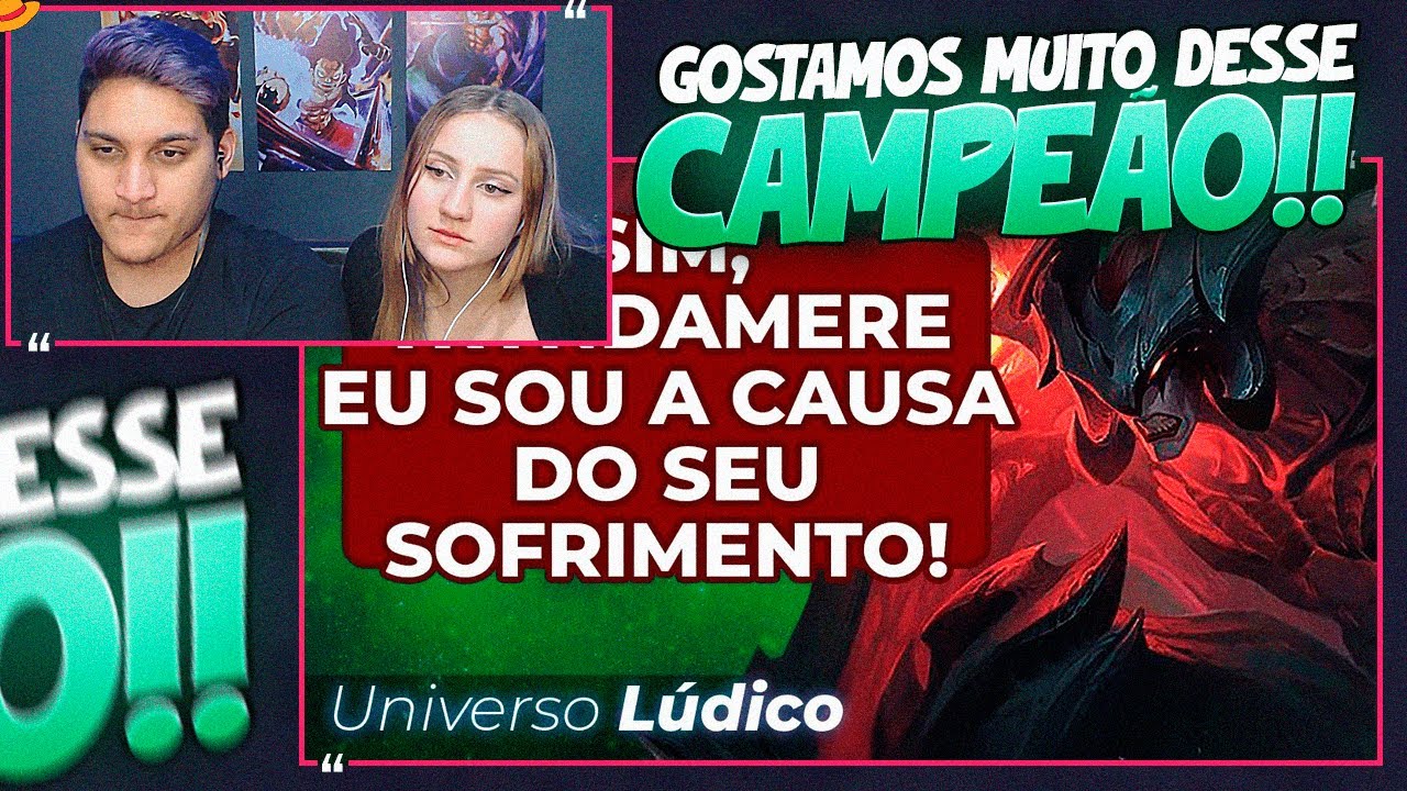 AATROX: Falas ESTRANHAS explicada! - REACT EM CASAL