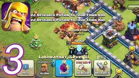 Clash of Clans - Gameplay Walkthrough Part 3 - Single Player: Levels 9-10 (iOS, Android)