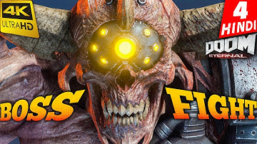 DOOM ETERNAL HINDI Gameplay -Part 4 - BOSS FIGHT