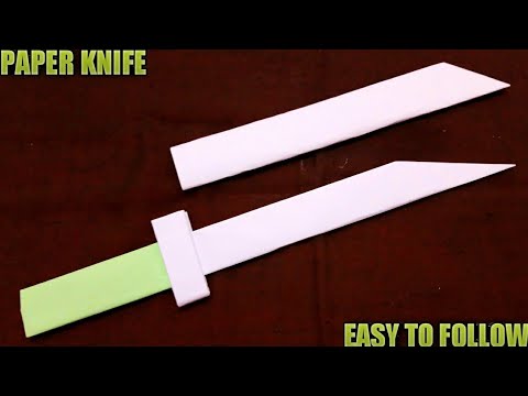 DIY, How to make a paper knife easy