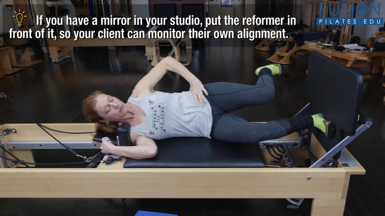 The Pilates Show! Jumboard Variations sidelying jump board work