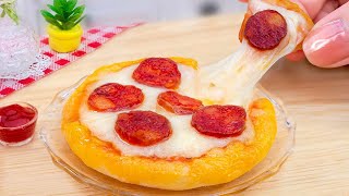 ASMR Cooking Miniature Food - Tasty Fast Food Miniature Pizza and Burger King Recipe  - Mini Cake
