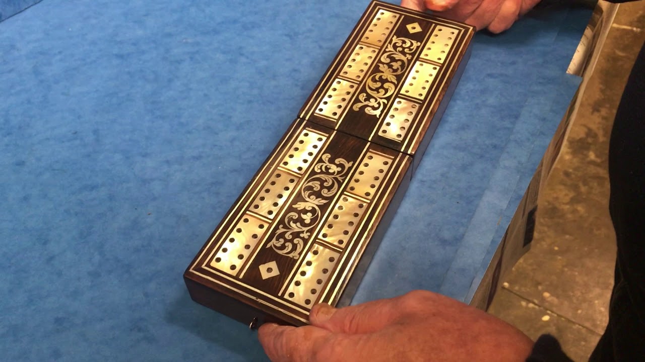Antique Cribbage Board