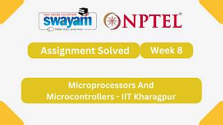 Microprocessors And Microcontrollers Week 8 | NPTEL ANSWERS 2026 #nptel2026 #myswayam #nptel