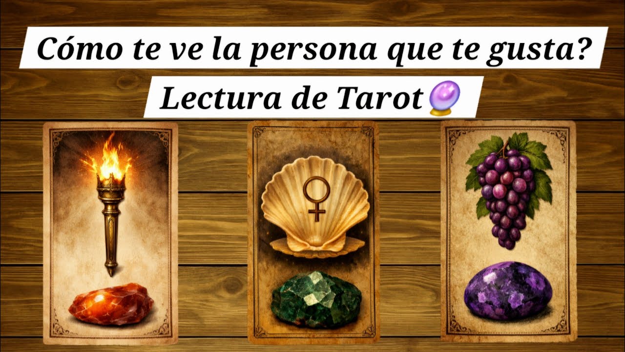 Asi te ve la persona que te gusta... 🔮 Tarot amor 