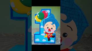 Piñata 1 con Plim Plim 🤡🎈Tutorial completo disponible en mi canal #plimplim plim