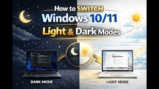 🌓 How to Switch Between Dark Mode & Light Mode on Windows 10 / 11| AquaTechFantasy