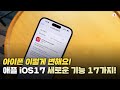 애플 아이폰 이렇게 변해요! 애플 iOS17 새로운 기능 17가지!  [4K]