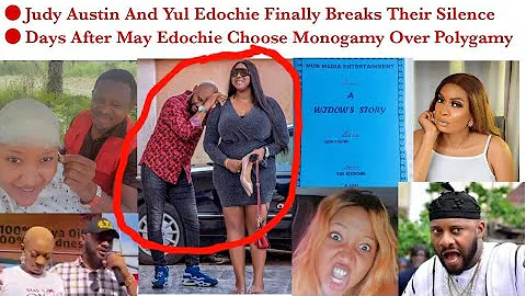 Yul Edochie and Judy Austin joined hands to react over May Edochie post on her marital decision 😲