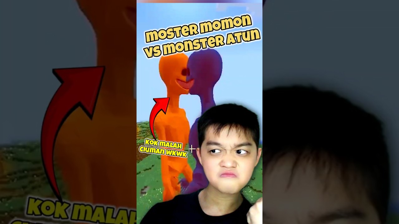 Pertarungan Sengit Monster Atun & Momon!? #shorts #fyp #minecraft #viral #gaming