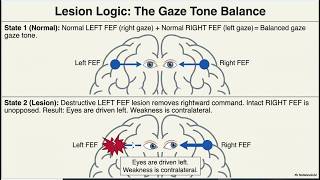 Frontal Eye Field Lesions Localizing Gaze Deviation (case scenario series 86)