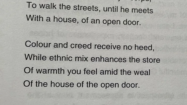The House of the Open Door