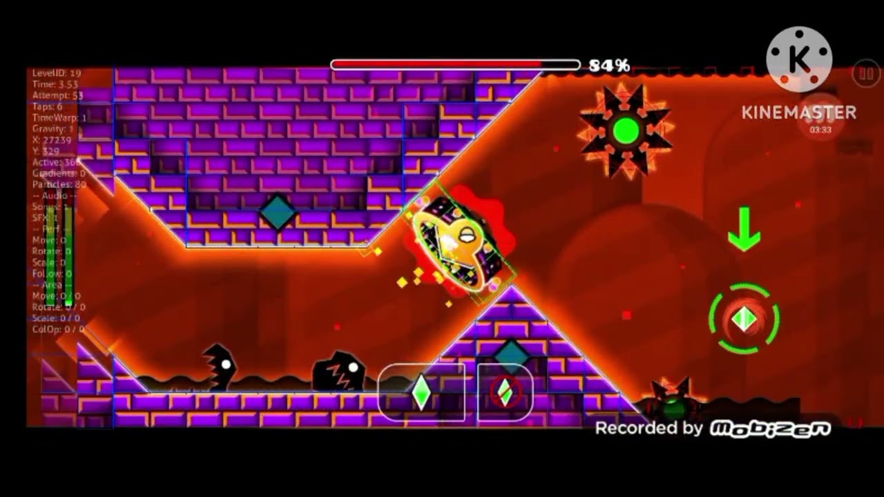 Geometical dominietos🗣️🔥🔥 100% completado en modo práctica (créditos a @Robtop por la música)