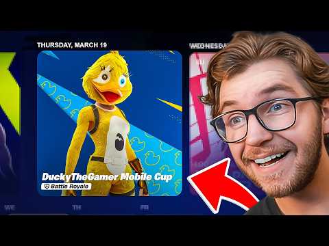 I'm Getting My OWN Fortnite Tournament!