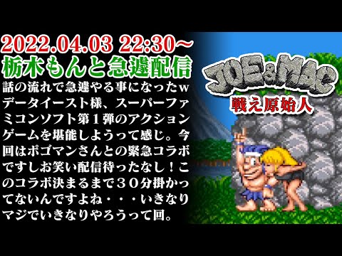 【ゲリラ配信】戦え原始人 ポゴマンさんと栃木周り編