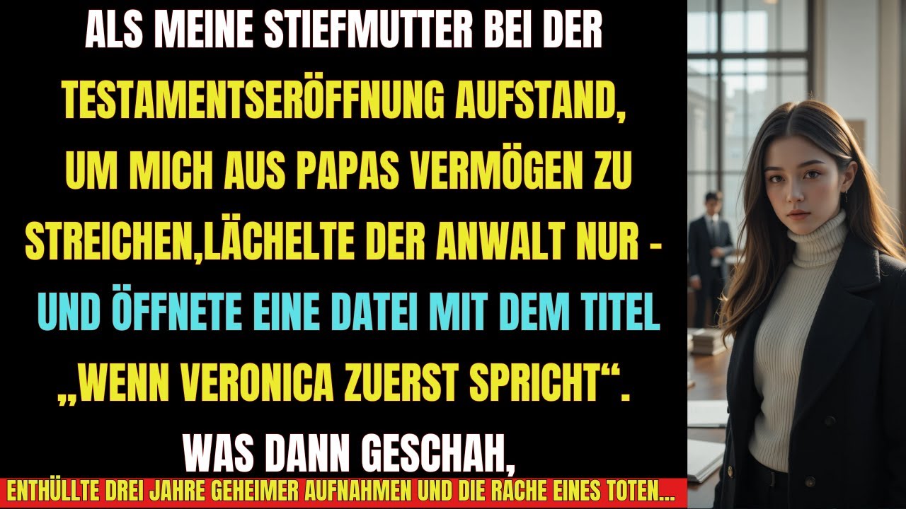 👉 „Sie wollte mich auslöschen – aber Papas letzter Plan aus dem Grab zerstörte sie!