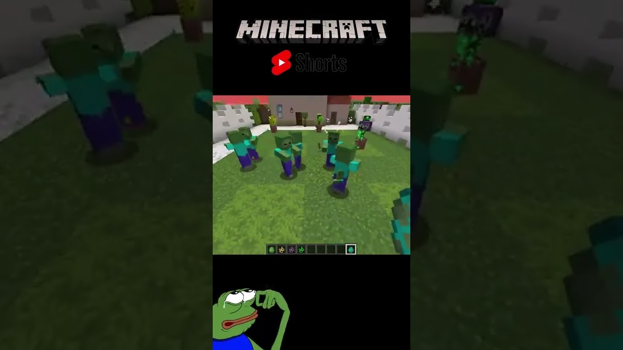Plants VS Zombies In Minecraft