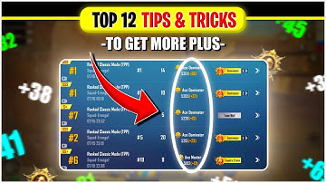 🔥 Top 12 Tips To Get More Plus in BGMI  & PUBG Mobile | How to Get More Plus Points in BGMI?