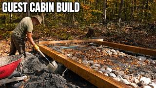 Building a Foundation for the Cabin | Autumn in the Wilderness