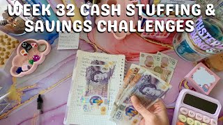 Week 32 Cash Stuffing Reset | Weekly Savings & Budget Update