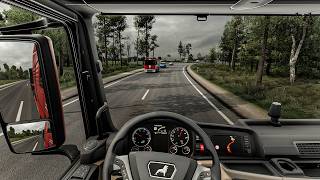 4K Realistic Ultra Graphics v1.58 MAN | Euro Truck Simulator 2 Snowymoon Mod Full Gameplay screenshot 1