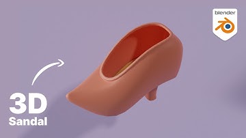 Create a Realistic 3D Sandal in Blender | Full 3D Modeling Tutorial by GDMentor