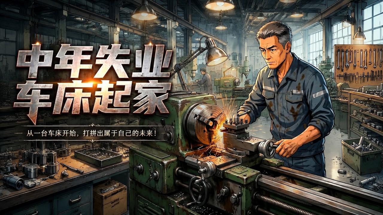 【高清全集】《中年失业，车床起家》 #逆袭 #爱情 #甜宠 #反转 #热门短剧 #drama #爽剧 #電影 #精彩影视 #AI短剧