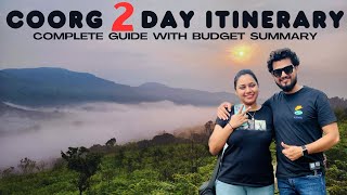 Coorg Travel Guide 2024: 2 Day Budget Itinerary | Coorg Top Tourist Places | Budget Trip |Food| Cafe